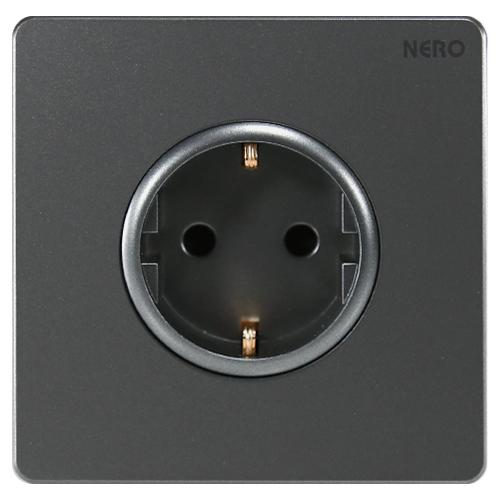 NERO STOPKONTAK / COLOKAN X216VG-MATTE BLACK