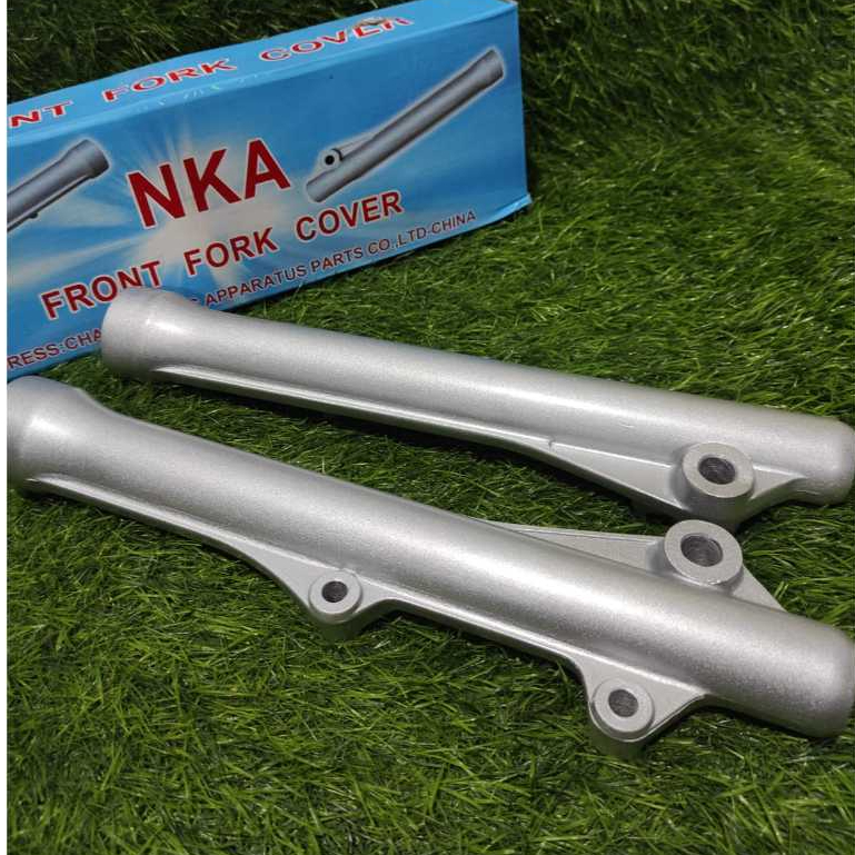 TABUNG SHOCK DEPAN SUPRA FIT NEW KFM/BOTTOM SHOCK HONDA SUPRA FIT NEW SILVER BAHAN TEBAL
