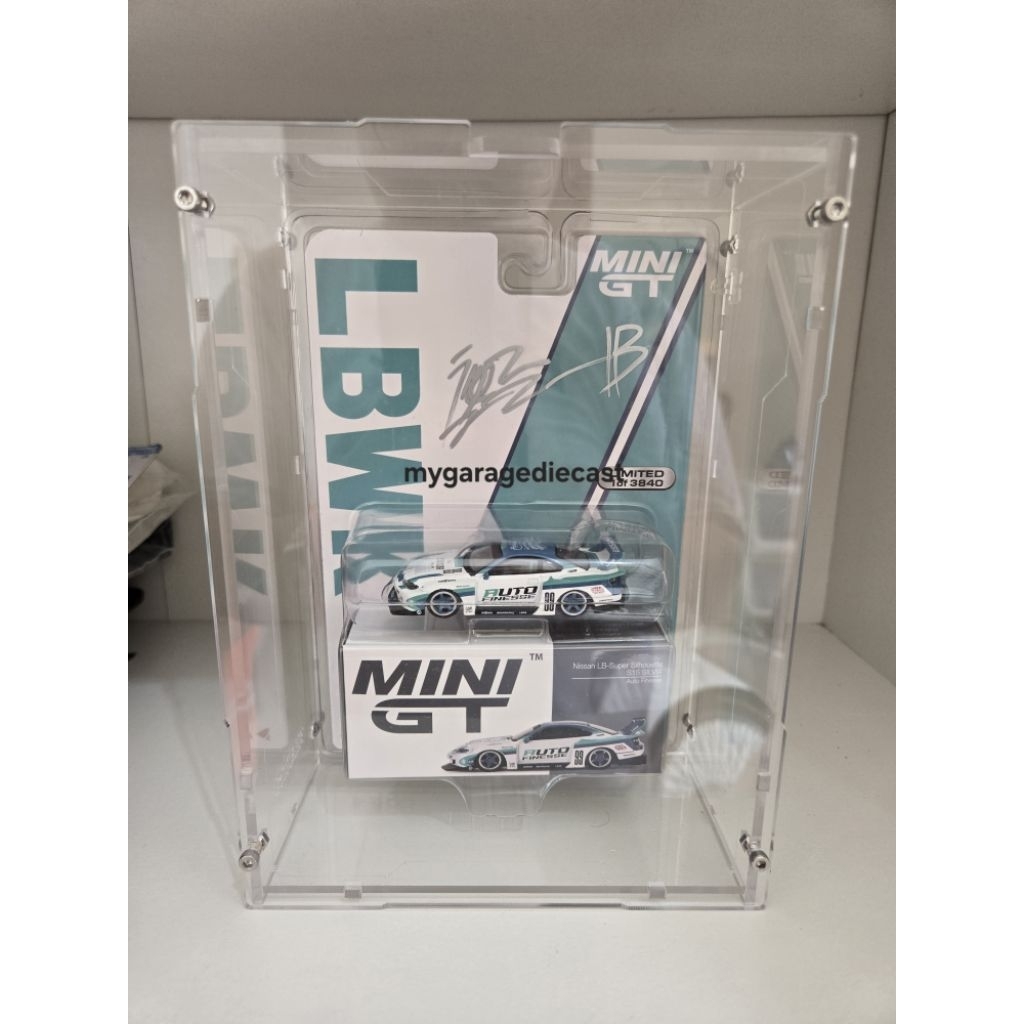 Mini GT 490 Nissan Silvia S15 Auto Finesse LBWK Signed (Exclude Acrylic)