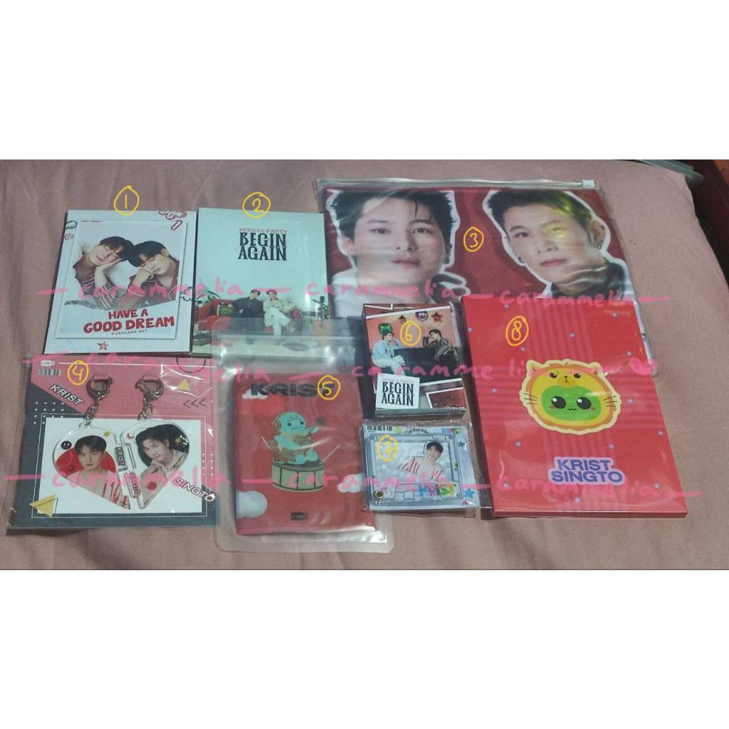 Krist Singto Official Merchandise (Unsealed)