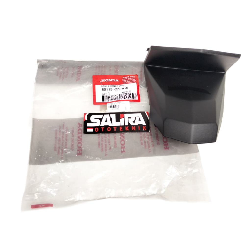 Rumah Lampu Plat Nomor Belakang Motor Honda Vario 125 150 LED 2015 2016 2017 Orisinil AHM 80115-K59-