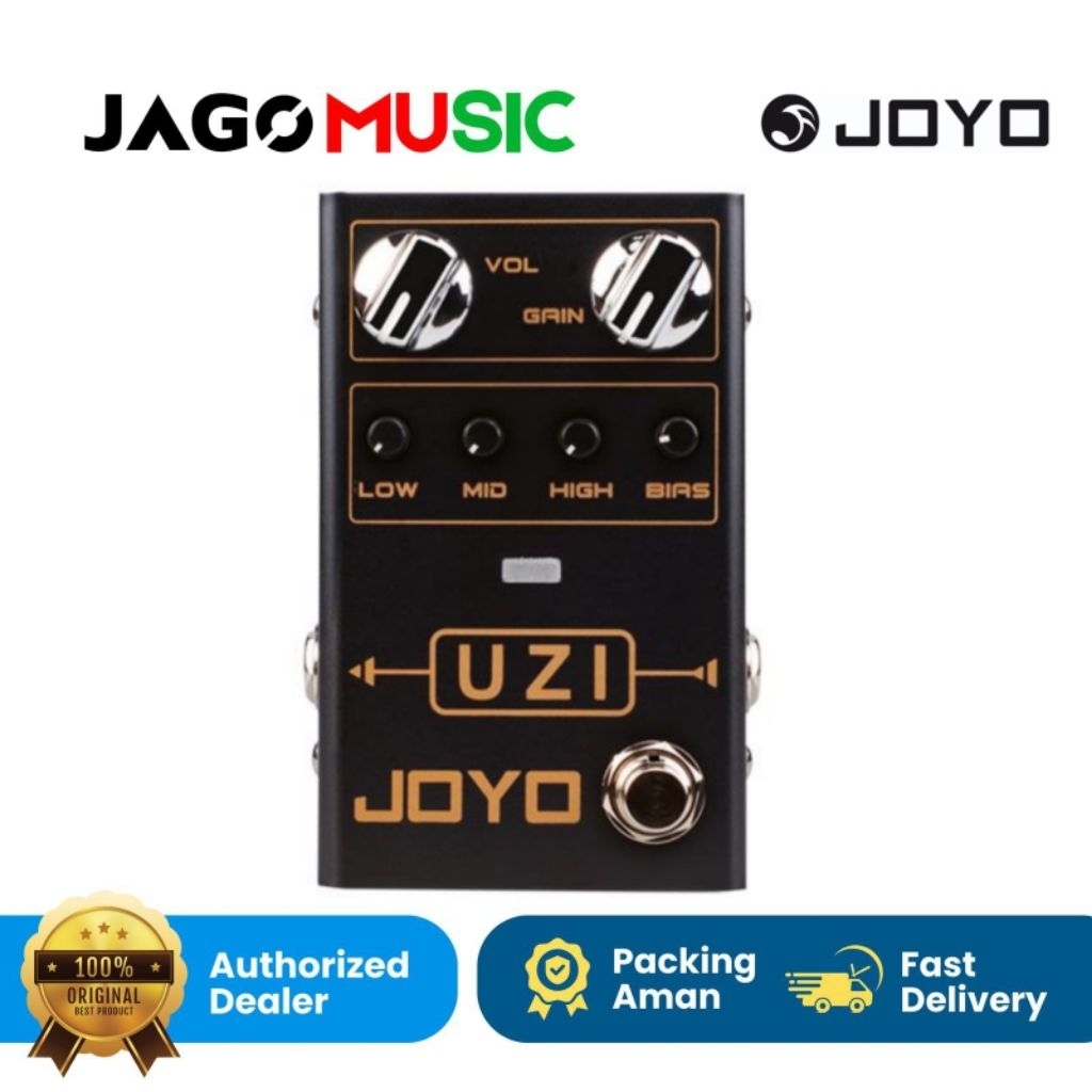 Efek Gitar Effect Joyo R-03 R3 R03 Uzi Distortion Distorsi Stombox Efek Joyo R03