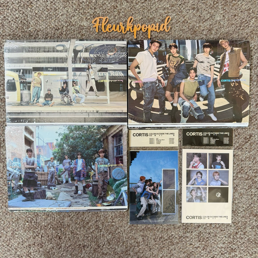 [READY STOCK] ALBUM CORTIS The 1st EP - COLOR OUTSIDE THE LINES SEALED WEVERSE POB OFFICIAL