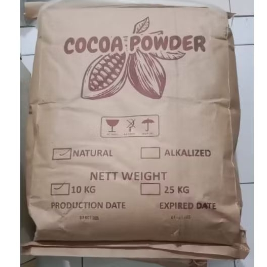 COKLAT BUBUK TAWAR BALAN COKLAT BUBUK PAHIT KEMASAN 10KG