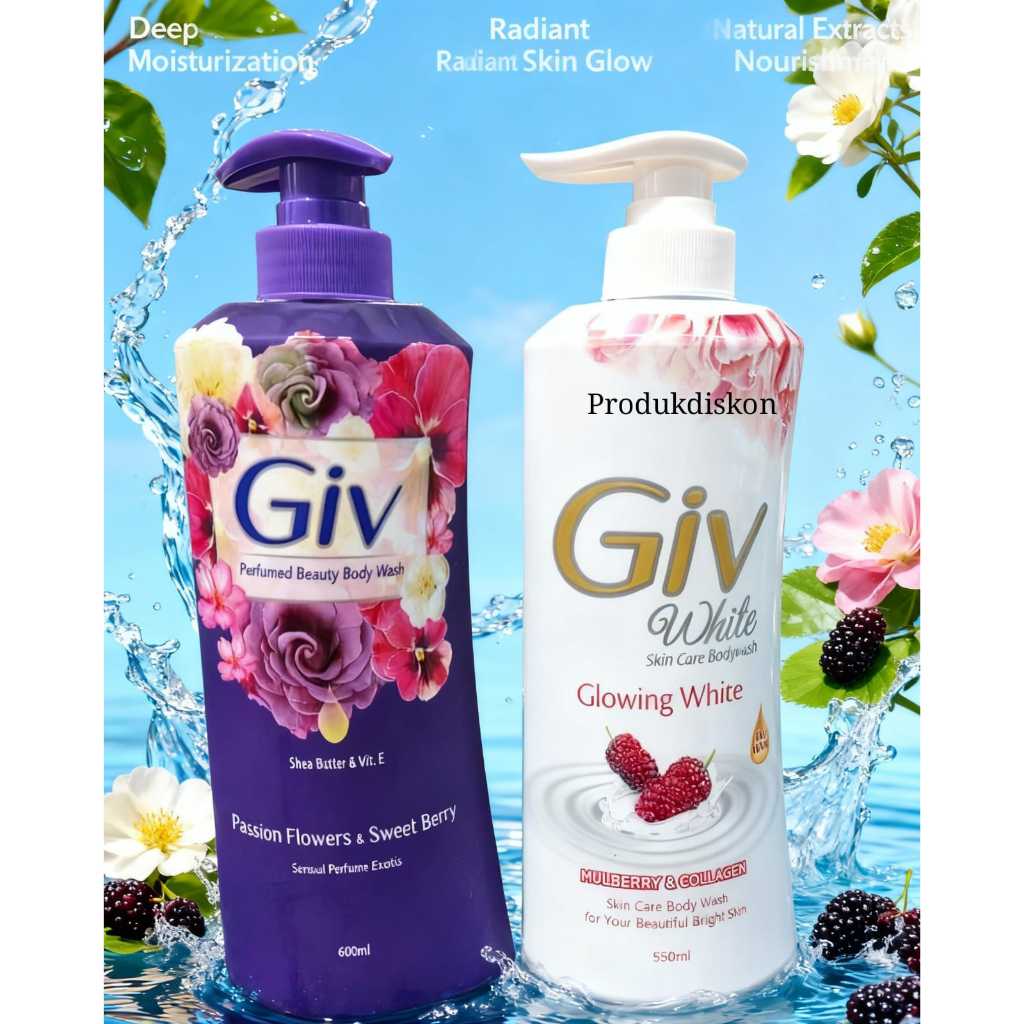 GIV Sabun Mandi Cair Botol 550ml