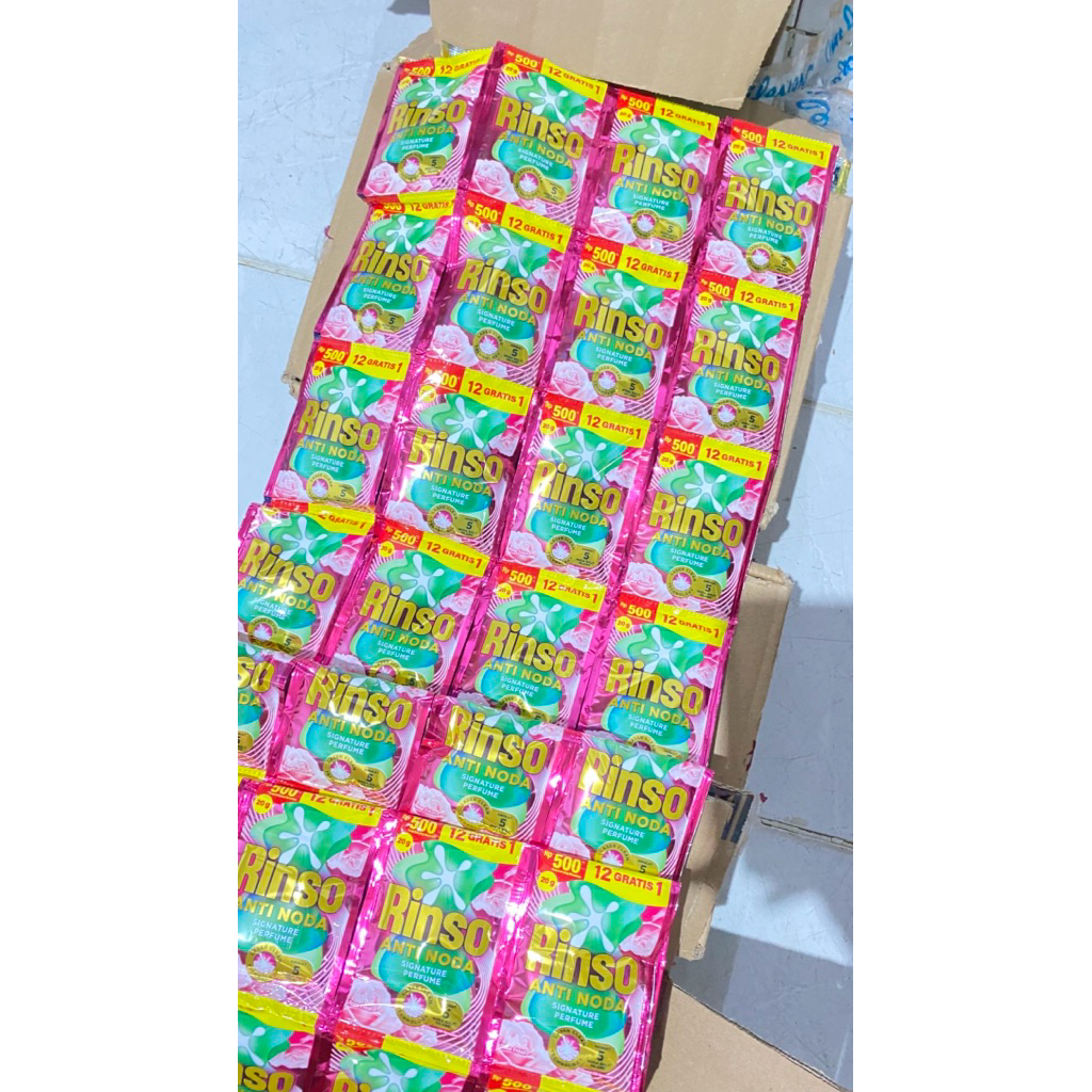 RINSO DETERJEN CAIR RENCENG // RINSO DETERJEN 500an // RINSO CAIR ANTI NODA //