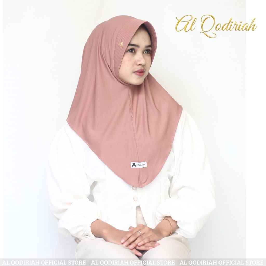 Al Qodiriah - Bergo Hamidah Sport Menutup Dada | Hijab Sport Menutup Dada Jersey Premium S M L