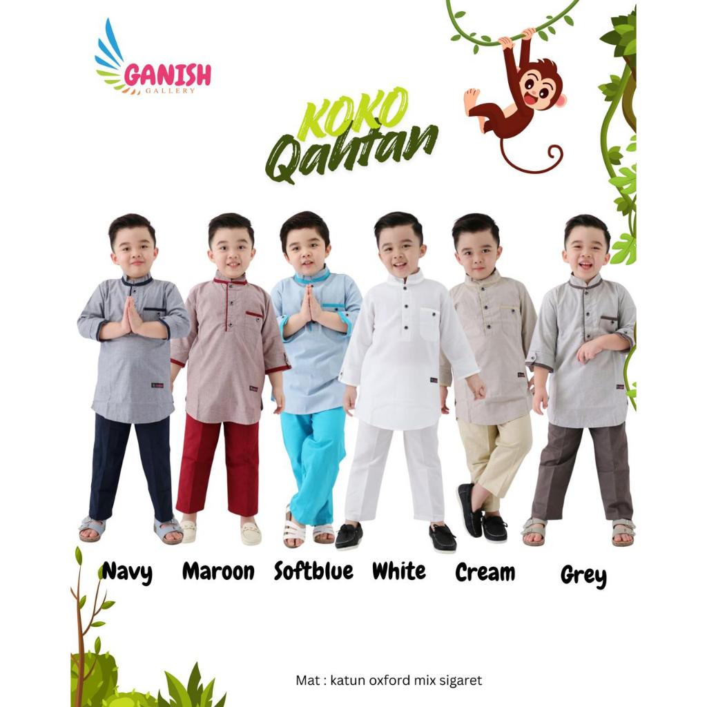 NEW KOKO SET ANAK QAHTAN PREMIUM LUXURY BY GANISH GALLERY