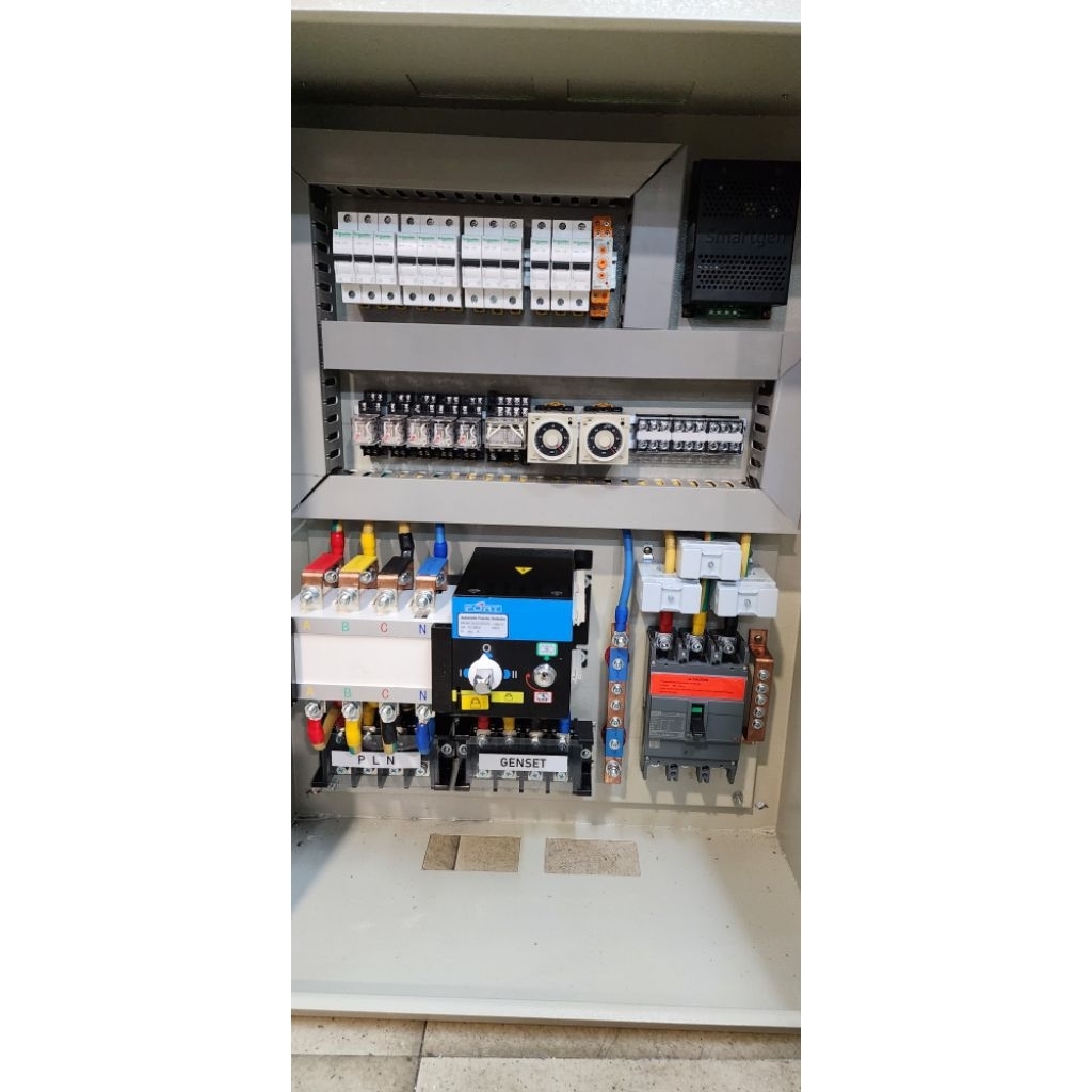 panel ats/amf 160A 3phase 380v PLN GENSET