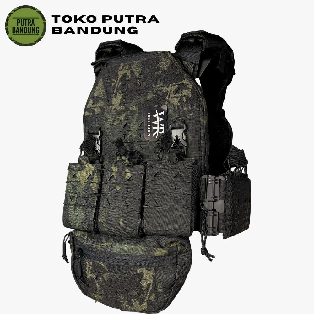 BODYVEST WR SCORPIO / BODYVEST MULTICAM BLACK  / ROMPI TACTICAL / Body Vest Quick Realese / Rompi Pe