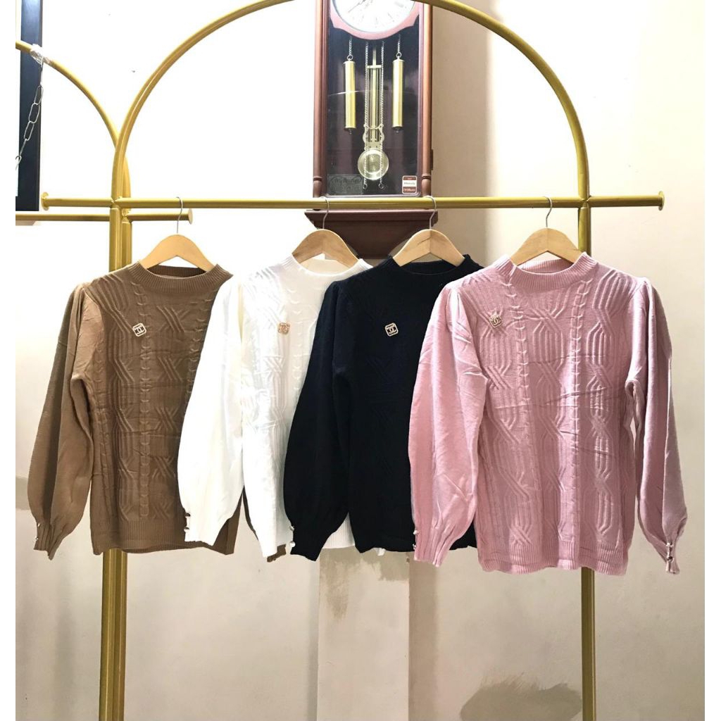 Blouse Rajut Premium Wanita Remaja/Dewasa/Blouse Rajut Korea