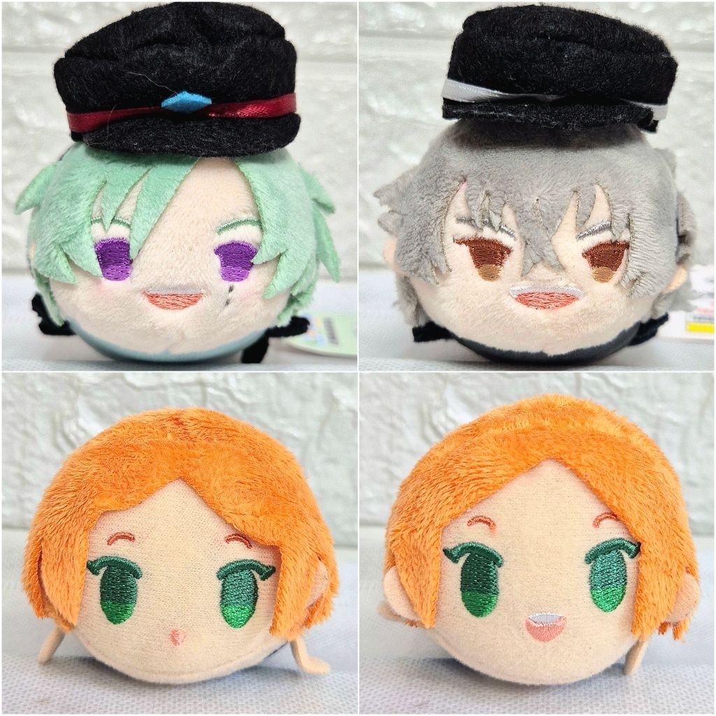 Mochi Kazehaya Koga Leo Tsumugi Aoba Ensemble Stars Enstars Anime Plush Doll Keychain Gantungan Kunc