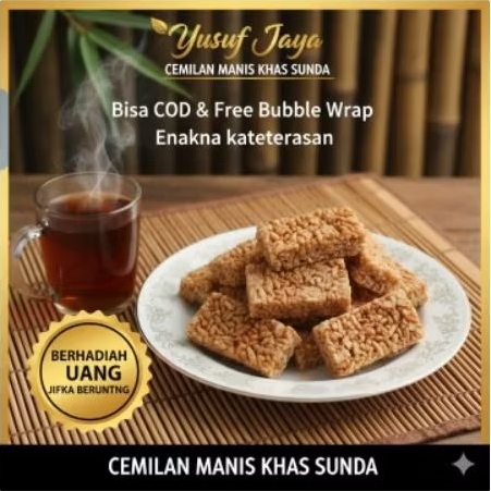 Kue Teng teng/Jipang cemilan manis BERHADIAH UANG JIKA BERUNTUNG