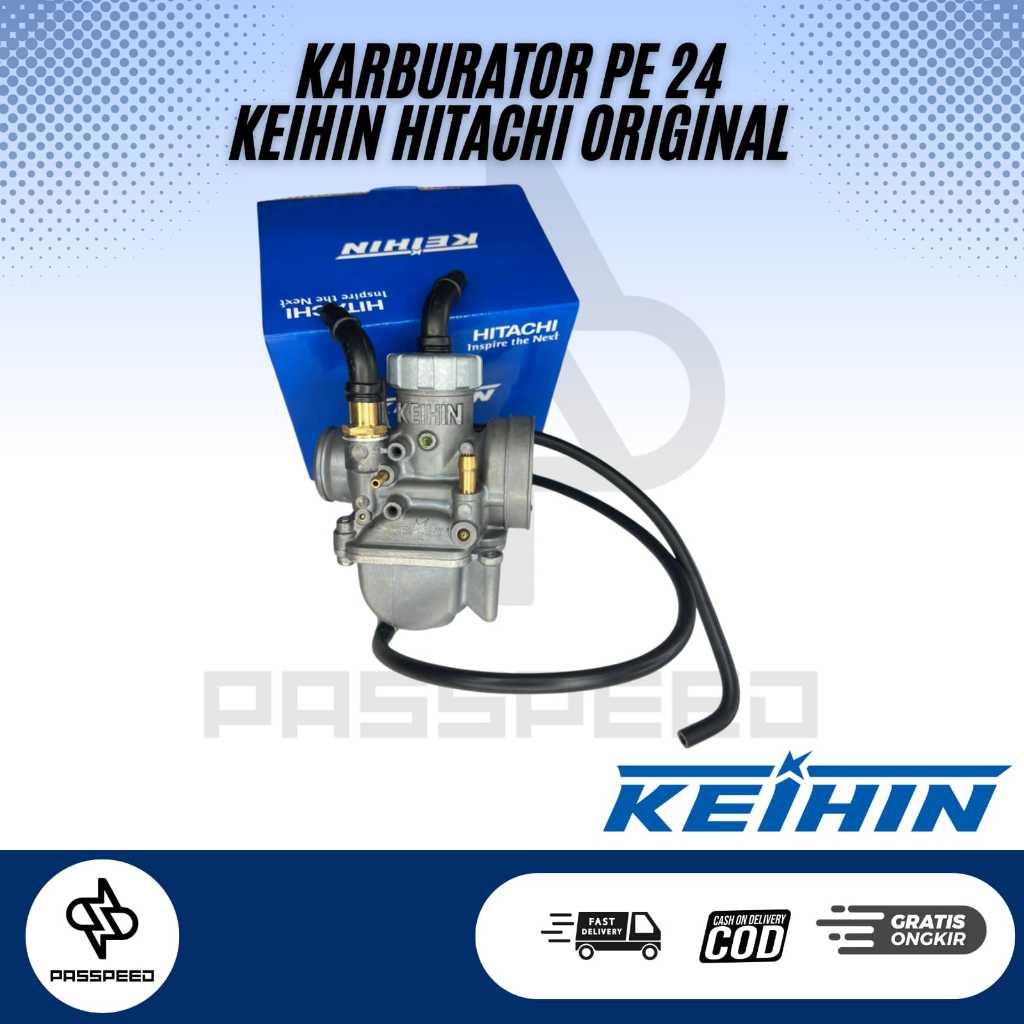 KARBURATOR PE 24 PE 28 KEIHIN HITACHI ORIGINAL NOVA DASH HONDA NSR MADE IN JAPAN