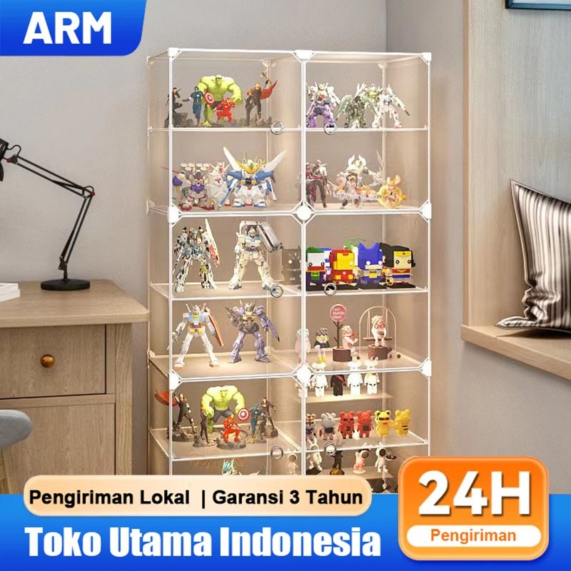 Box Pajangan/Action Figure Display Box / Box Display Rak Mainan Gantung Box Rak Penyimpanan Mainan