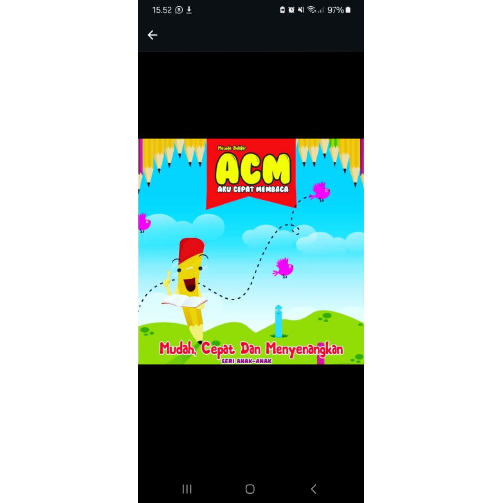 Buku ACM Aku Cepat Membaca Recommended untuk Anak Usia Dini TK SD