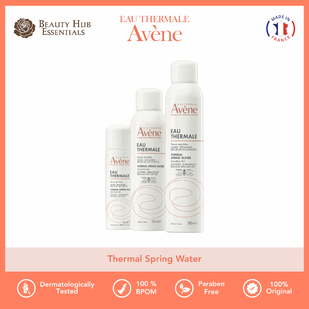 Eau Thermale Avene Thermal Spring Water / Face Mist Spray Kulit Sensitif 300ml / 150ml / 50ml