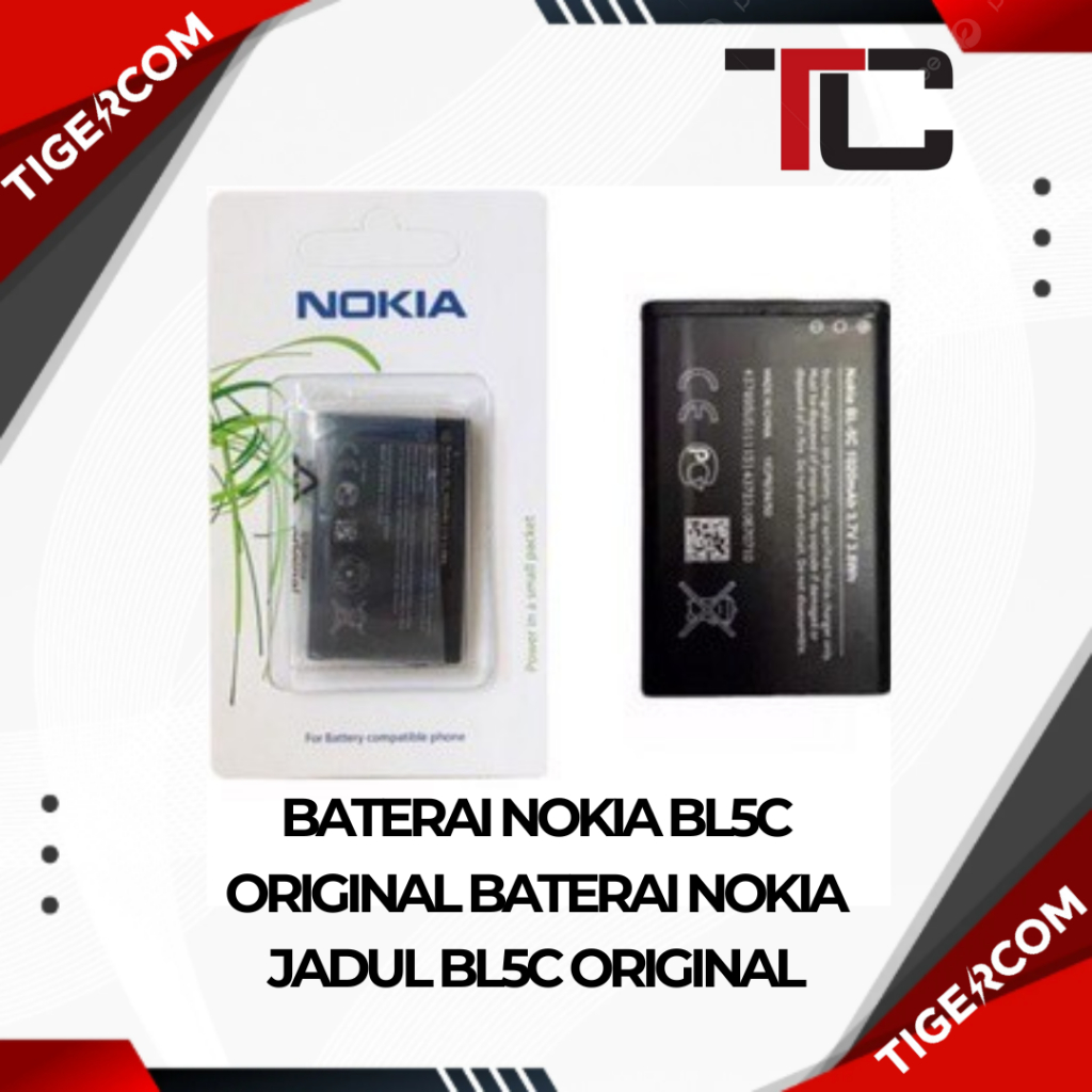 Baterai Nokia BL5C Original Baterai Nokia jadul BL5C Original