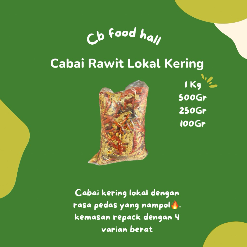 CABE RAWIT KERING LOKAL KEMASAN REPACK