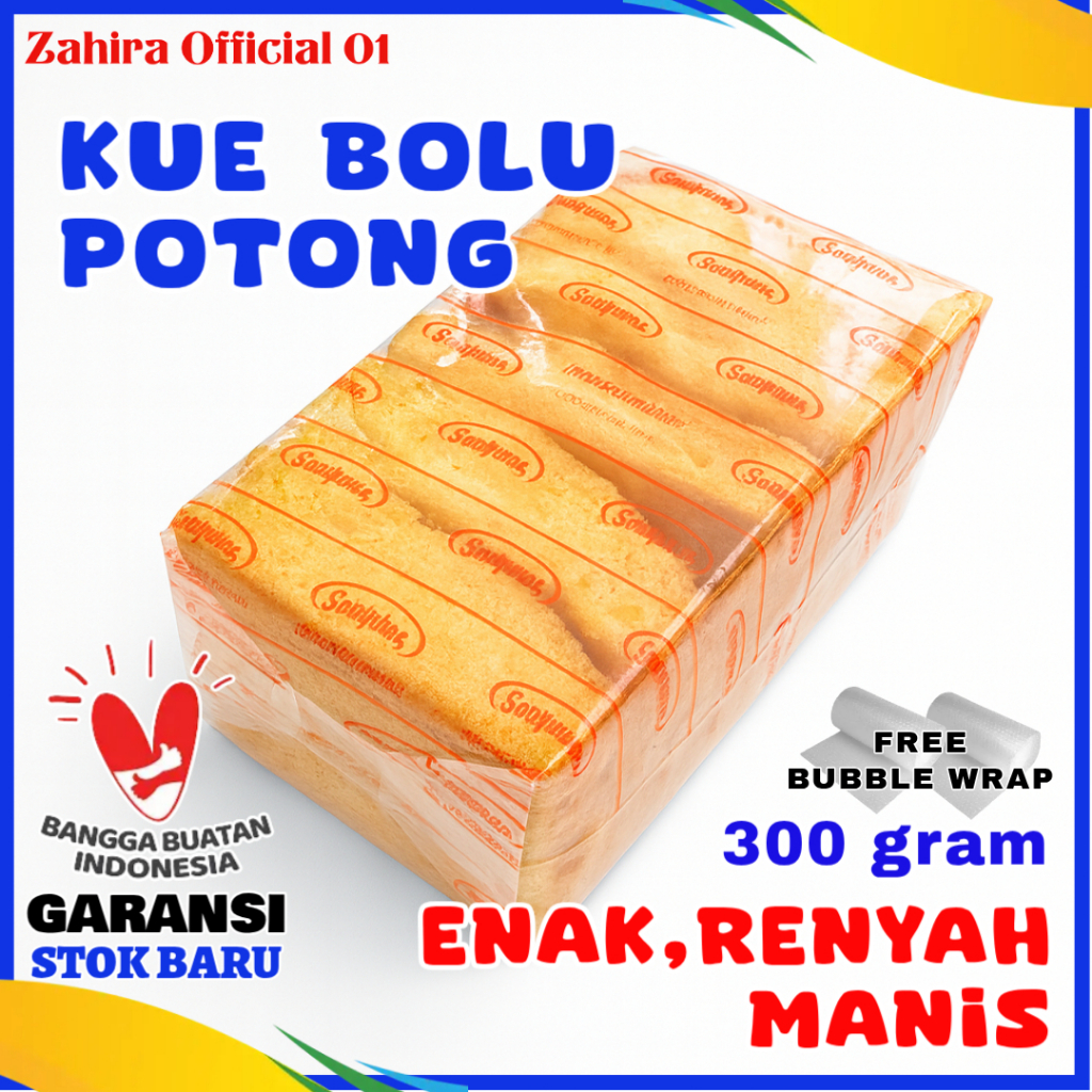 Kue Bolu Kering Jadul Roti Panggang Sempurna Oleh-oleh Kebumen 300gr
