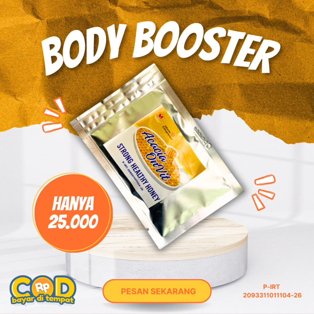 Body Booster Madu Kuat Acacia OnVit Kemasan SaseT Sachet  Stamina Pria Tahan Lama