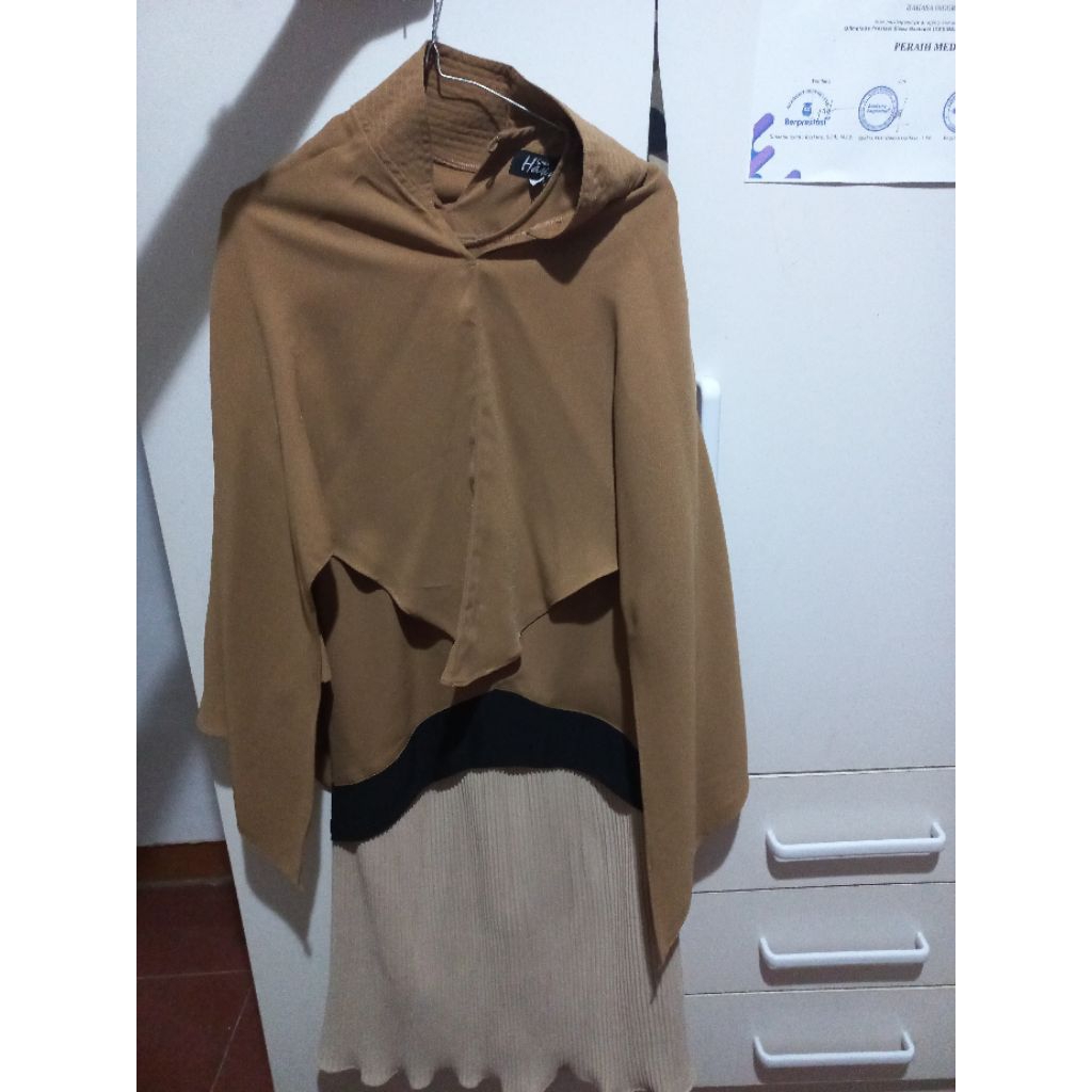 Gamis set Gerai hawa anak 6-7 tahun