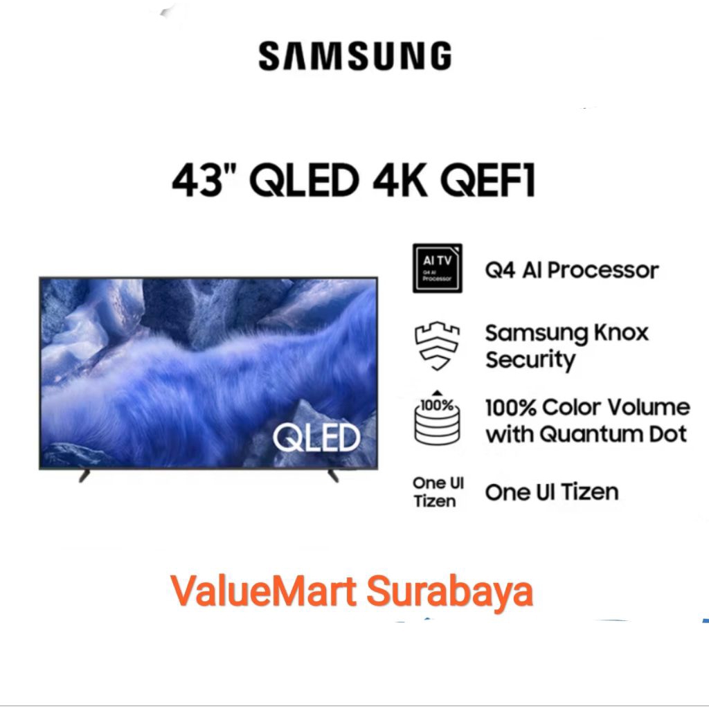 Samsung Smart TV QLED 43QEF 43 inch 4K 43 QEF1
