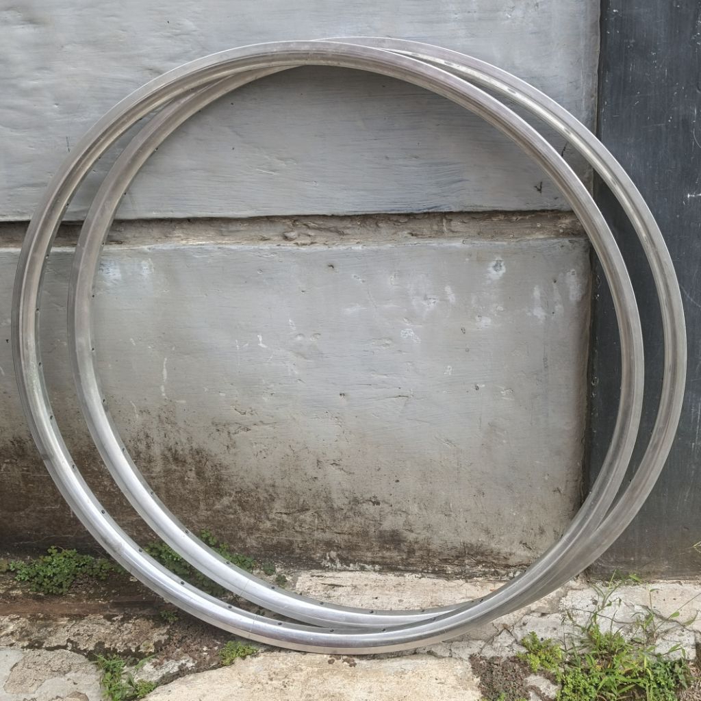 Rims Araya DH21 Raw Polish 32 hole 700c sepasang