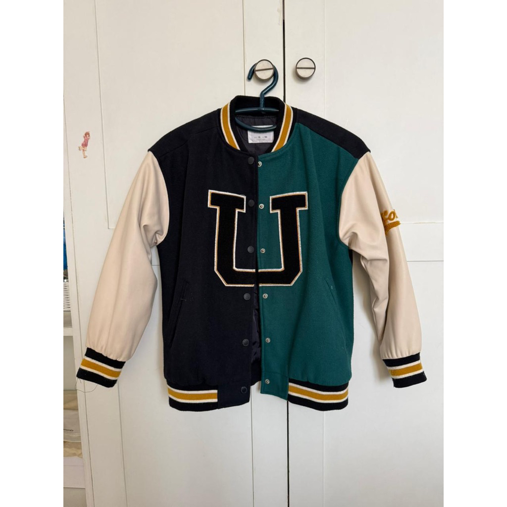 Jaket SPORTSWEAR BOMBER Jaket pria preloved merk ZARA