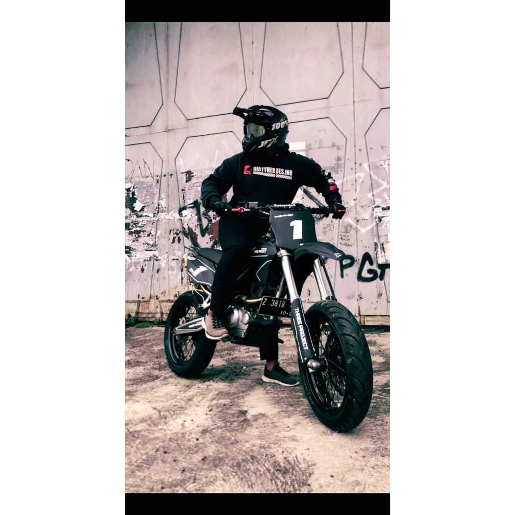 DECAL CUSTOM | STICKER MOTOR CUSTOM | MURAH | CUSTOM | SUPERMOTO | TRAIL | STICKER | KLX | DTRACKER 