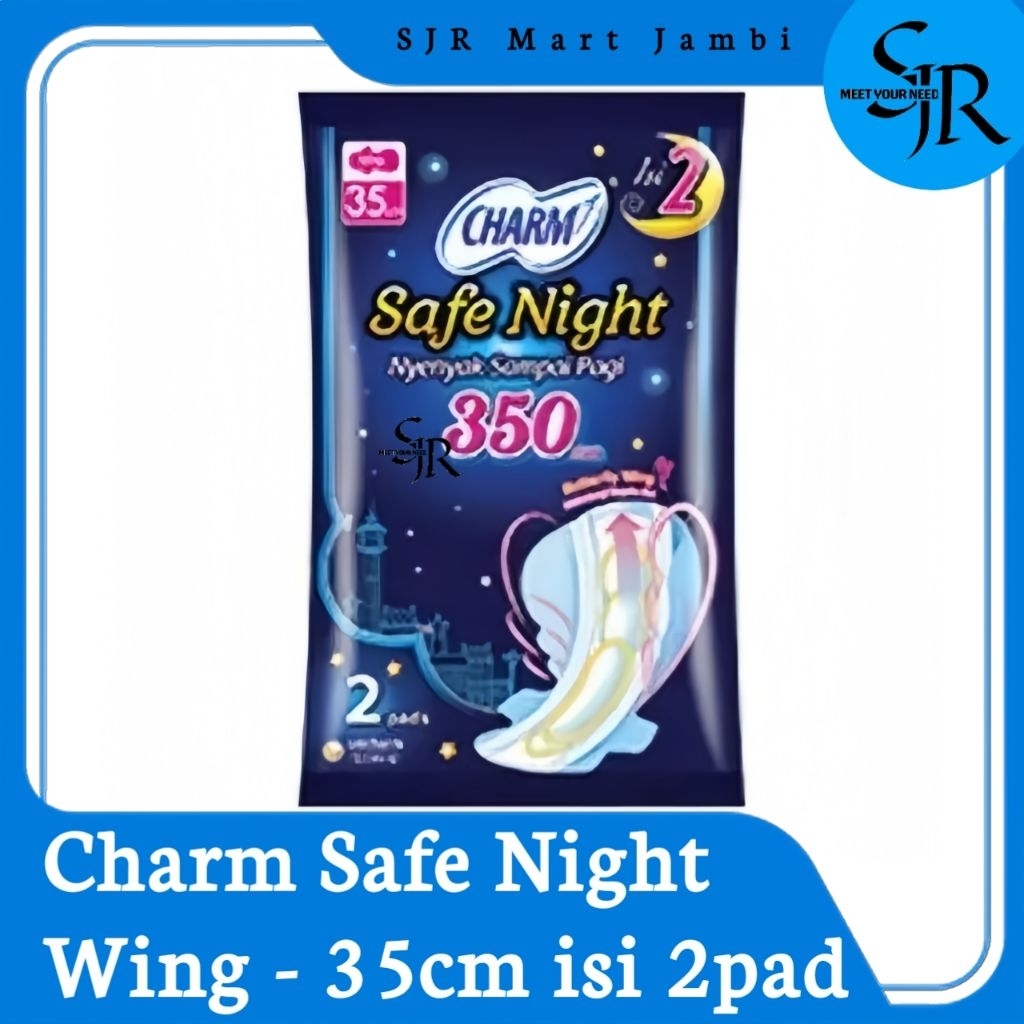 [Pembalut] Charm Safe Night Sachet (35cm isi 2pads)