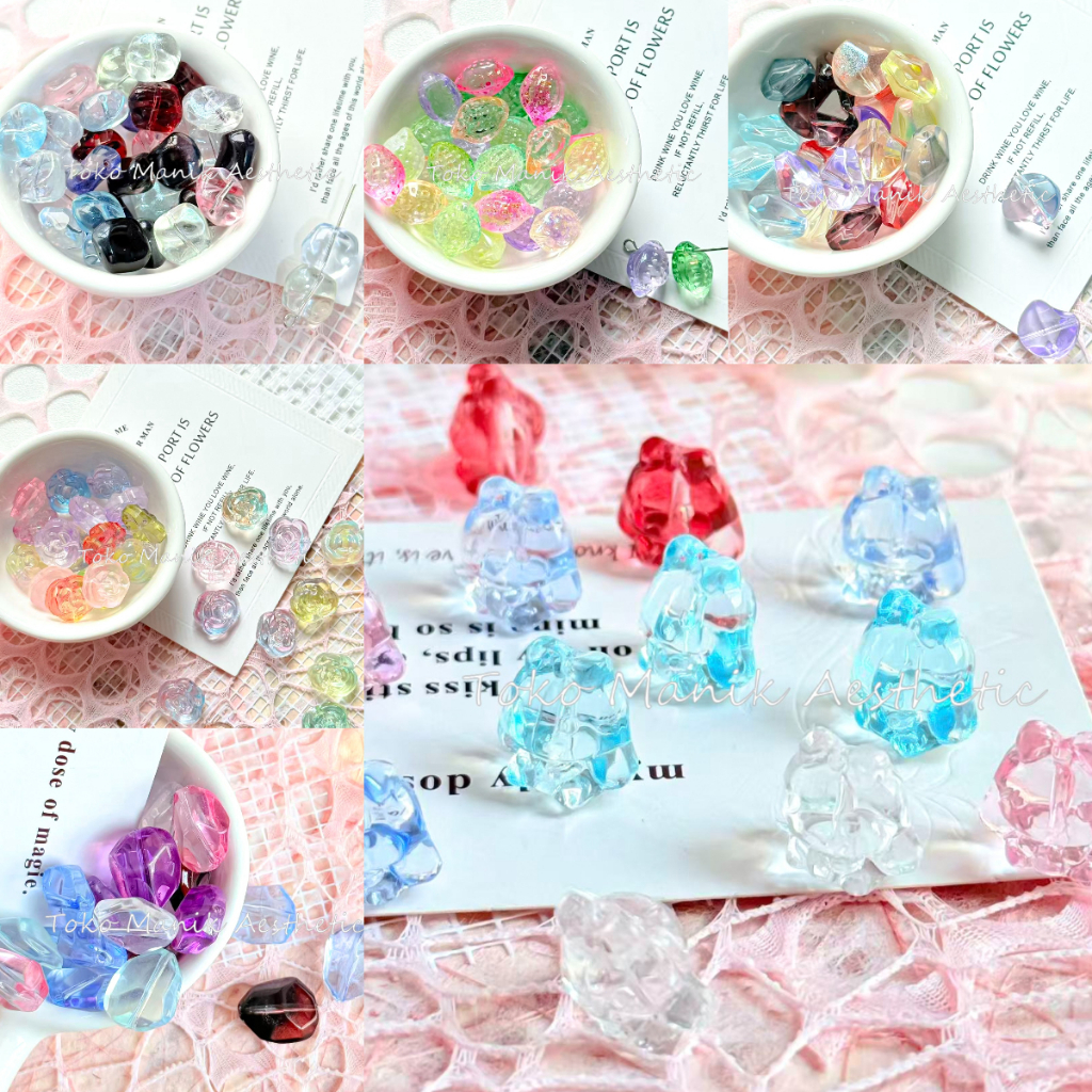 Kaca Campuran Rubah Ekor Sembilan Kt Kucing Manik-manik Heteroseksual Diy Perhiasan Buatan Tangan Ku