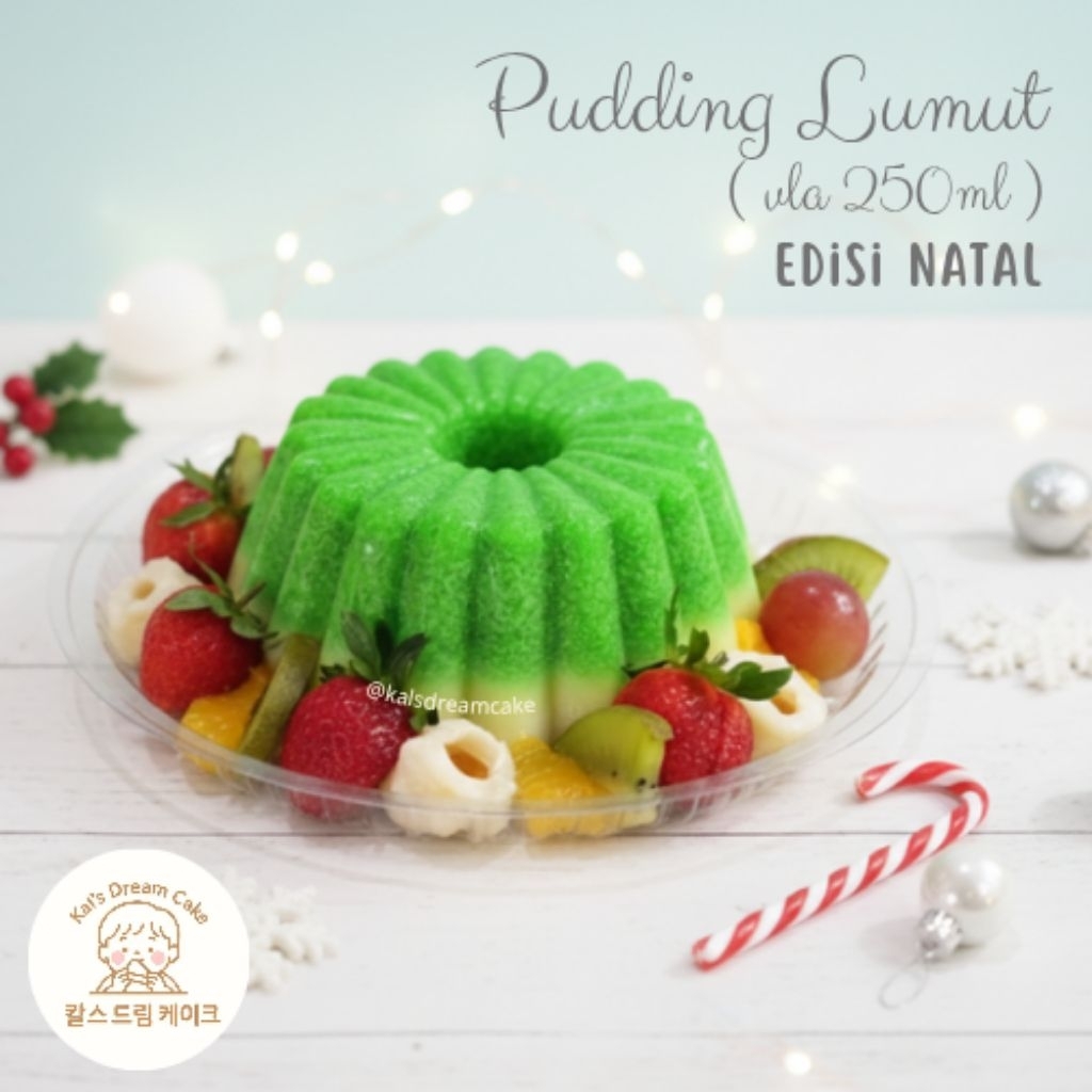 Puding Lumut Pandan Buah by Kal's Cake
