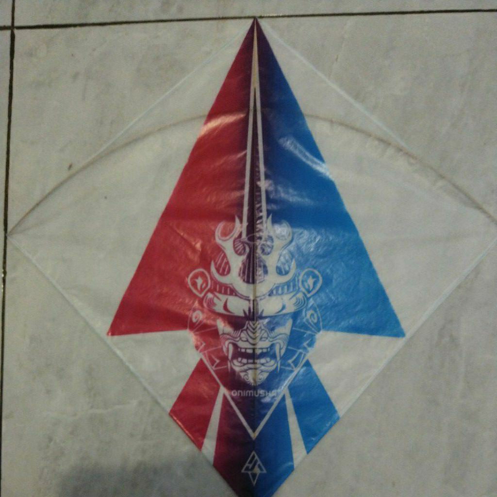 layangan sukhoi standart arku bambu apus