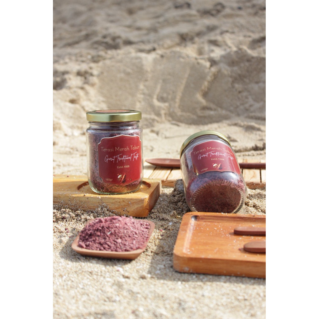 HawuGarut.Terasi Merah Matang Tabur Asli Garut 100% bahan alami gurih wangi 185gr