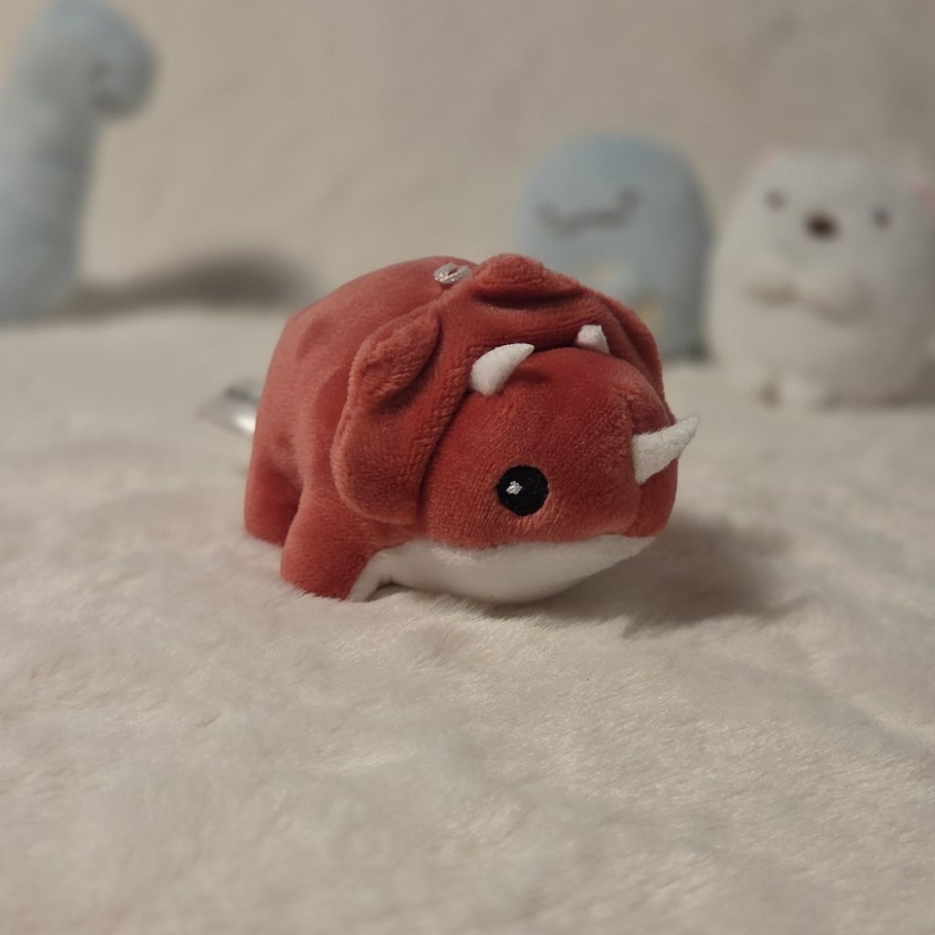Qualia Triceratops Plush Keychain Original