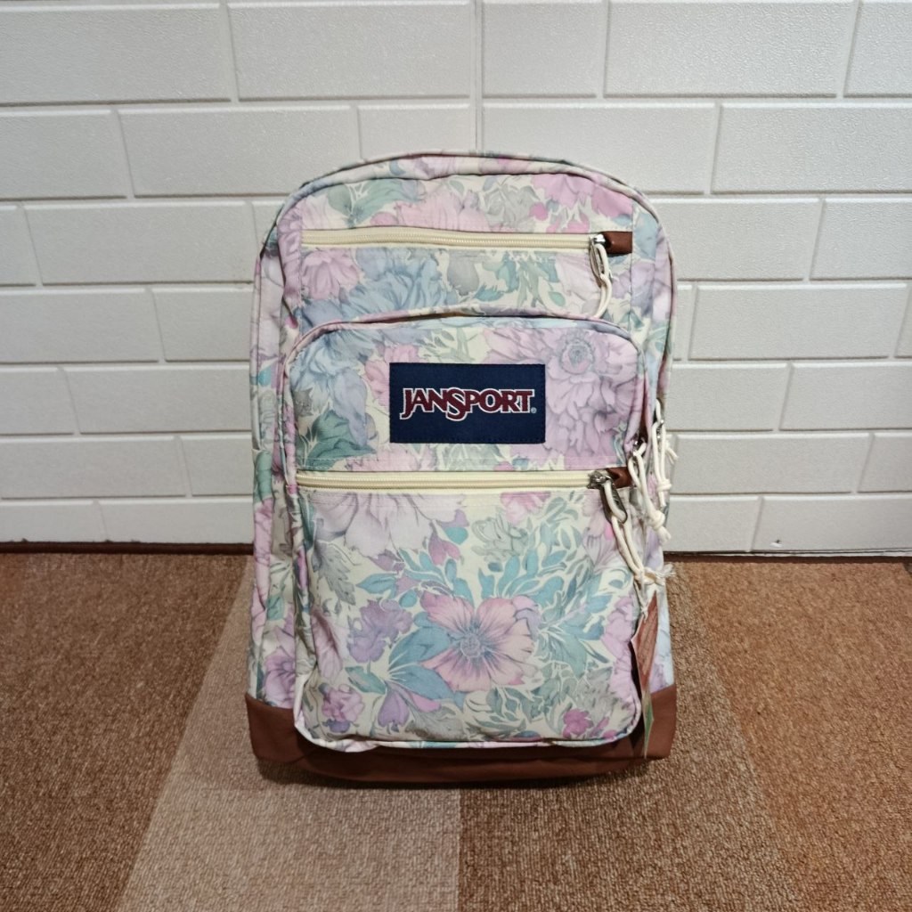 Tas Jansport Cool Student Original Backpack Faded Tapestry Tas Laptop Pria Wanita Unisex