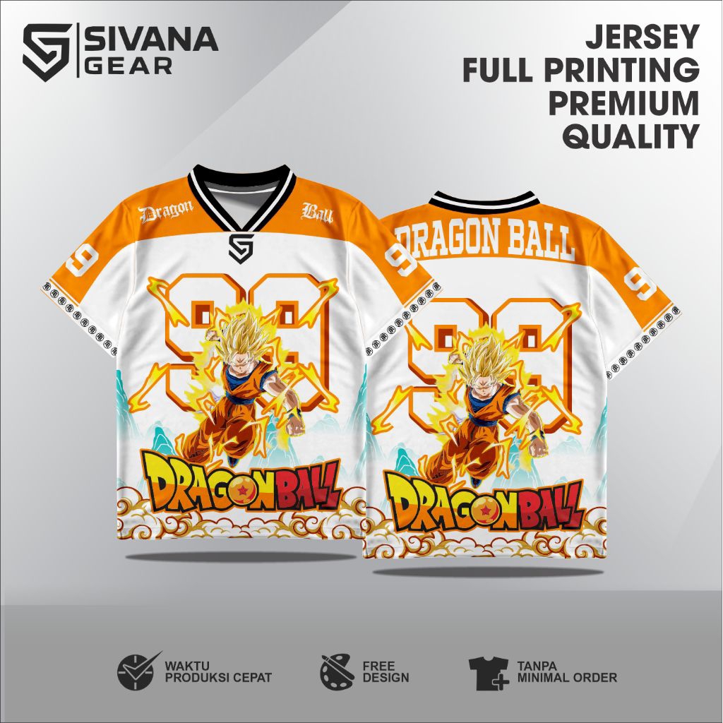 JERSEY OVERSIZE DRAGON BALL CASUAL VINTAGE