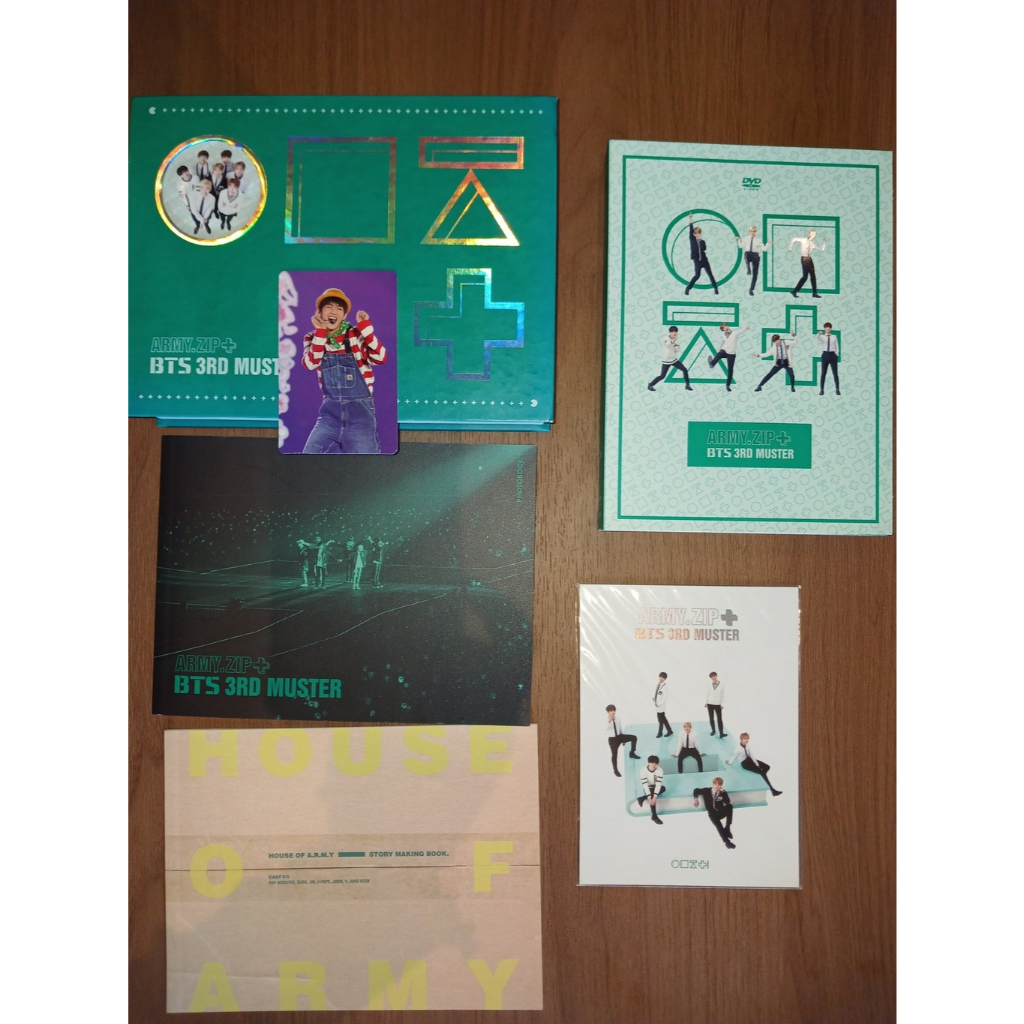 Album BTS 3rd Muster army.zip DVD + PC, 4th Muster Happy Ever After DVD fullset, World Tour Love You