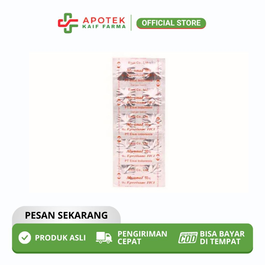 Ready Myonal 50 mg perlembar 10 tab