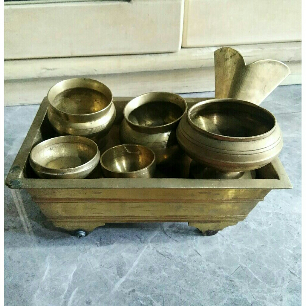 Kinangan Kuningan Antik Kuno Lawas Preloved