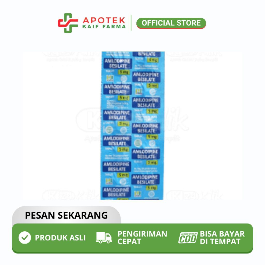Ready Amlodipine 5mg Perlembar 10 tab