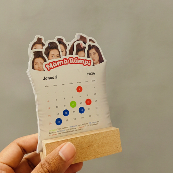 Kalender 3D Custom Desain | Kalender Custom | Kalender 2026 Custom