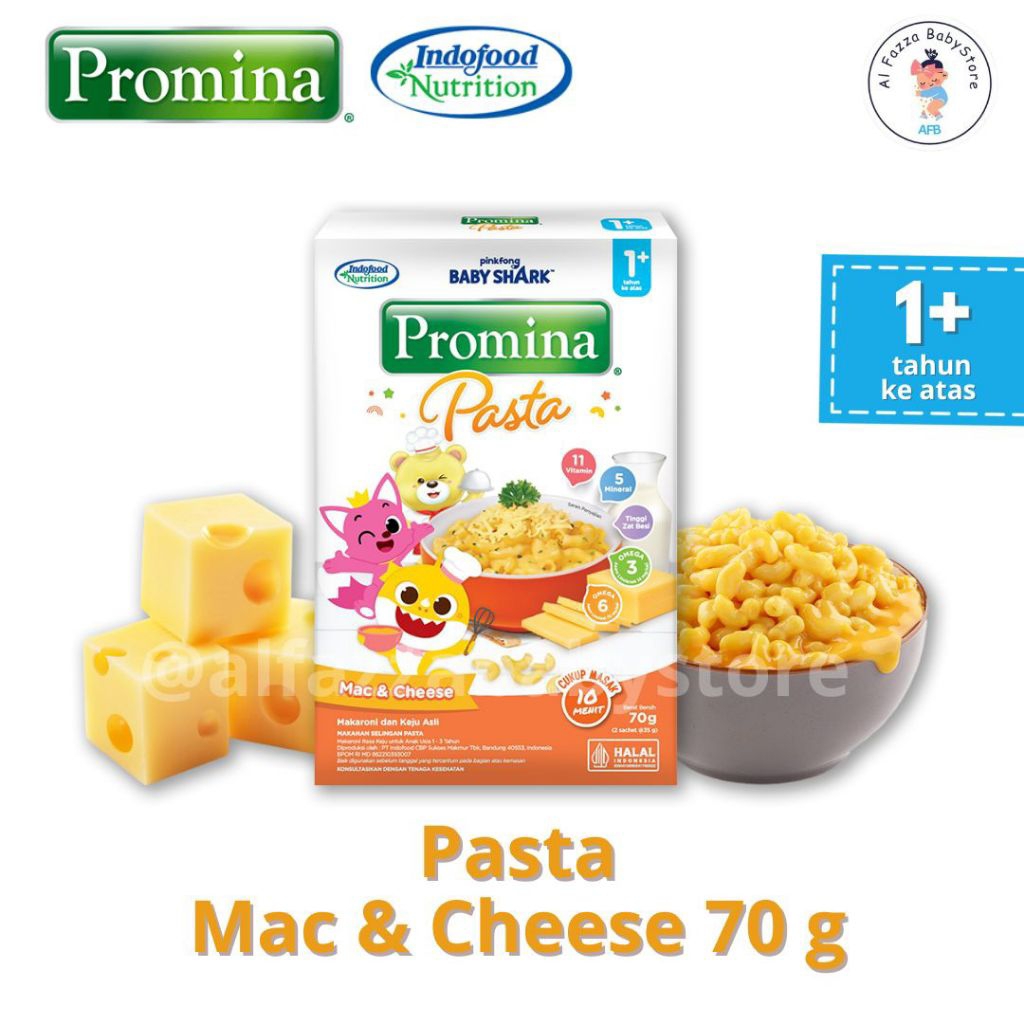 Promina Pasta Mac & Cheese 70Gr // Makanan Bayi untuk usia 1+ Tahun