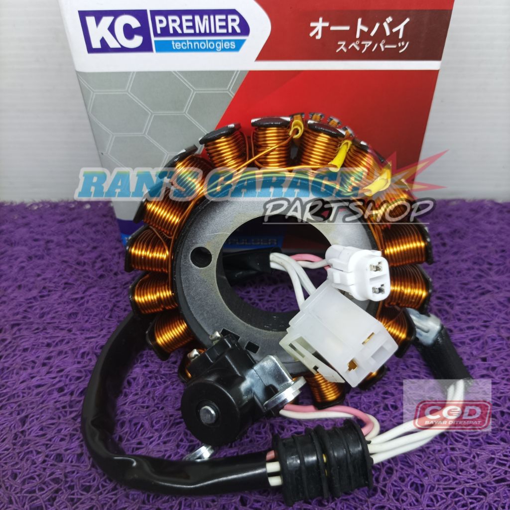 KC SPULL YAMAHA VIXION OLD 3C1 H1410 SPUL STATOR ASSY PAKET KOMPLIT SET SPOLL VIKSEN LAMA TAHUN 2007