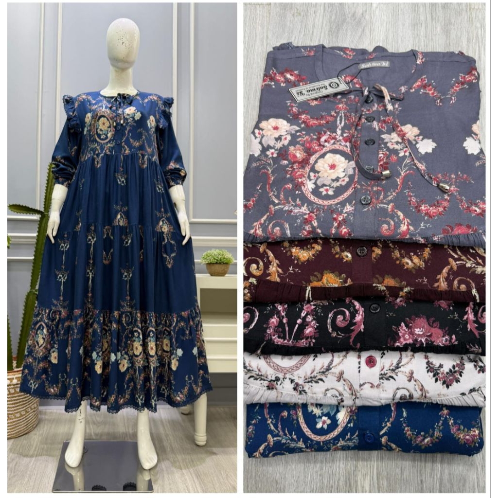 MIDI dress by  salvina.ys katun renda