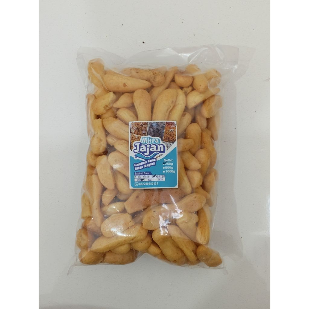 Snack/camilan/Kue Sus Soes Kering Panjang 250gr