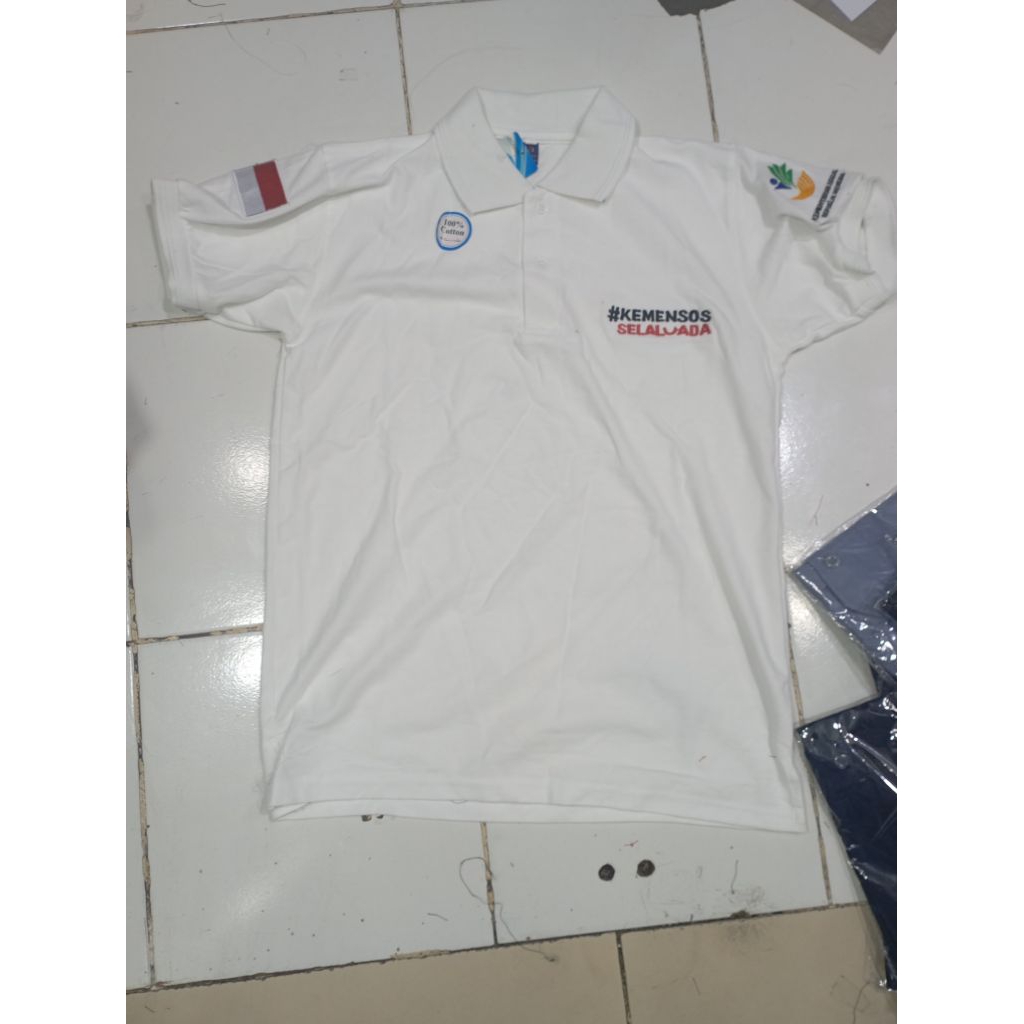 kaos Kemensos selalu ada seragam kemensos selalu ada kaos Kemensos RI seragam kemensos RI polo shirt