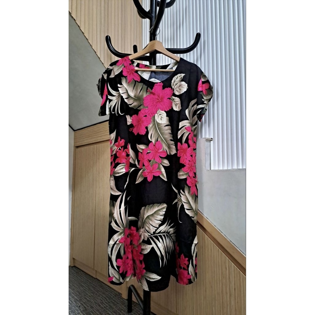 DASTER BALI KEMBANG SEPATU PINK FANTA