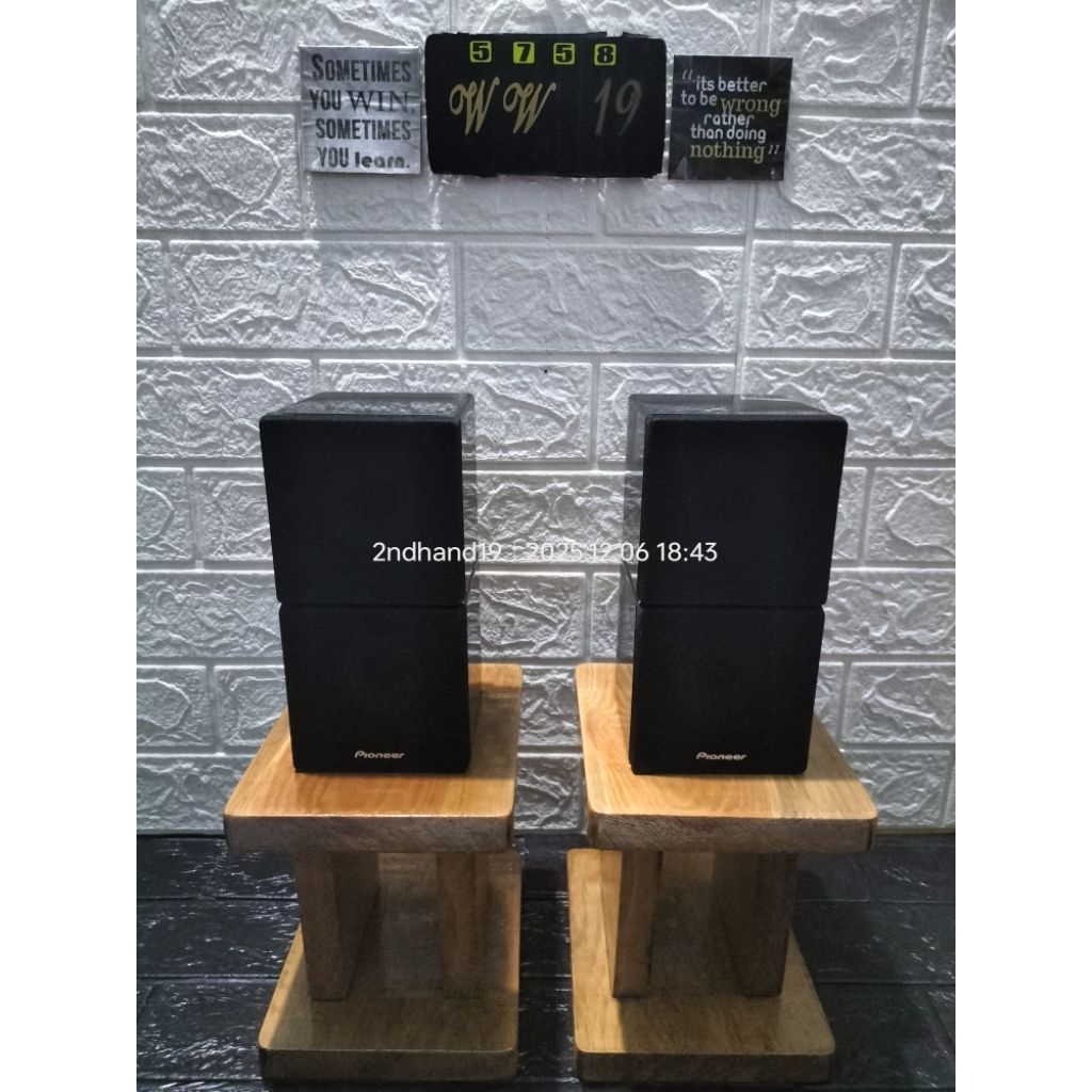 Speaker Twin satelit Pioneer pasif bekas second